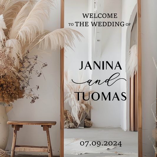 tervetuloa peili häät