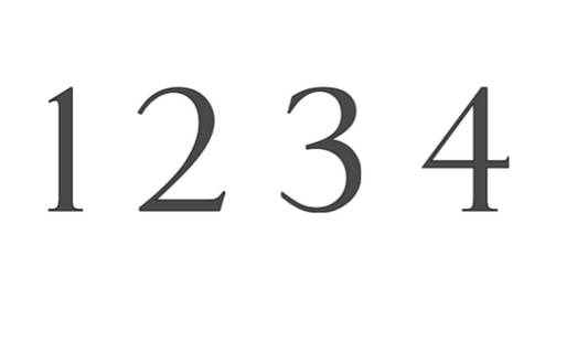 Silitettävät numerot